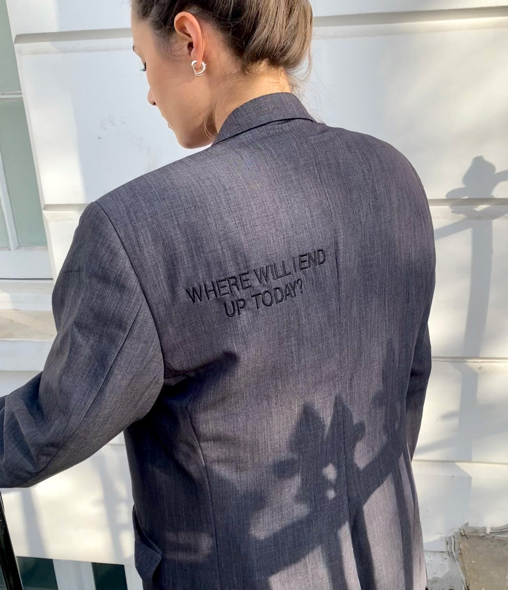 Where will I end up today? Upcycled Blazer