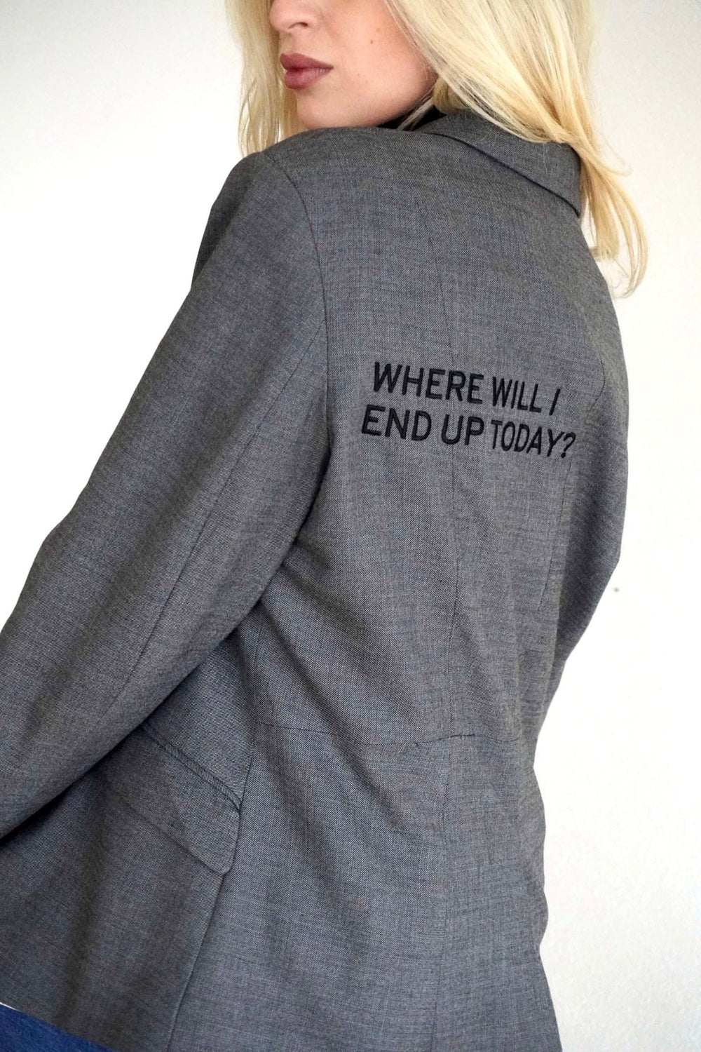 Where will I end up today? Upcycled Blazer