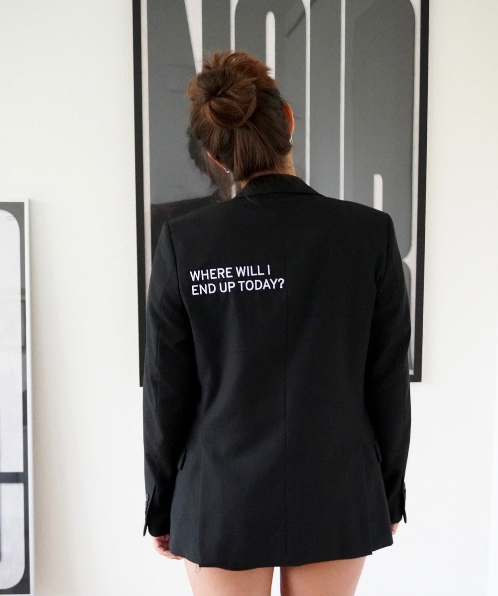 Where will I end up today? Upcycled Blazer