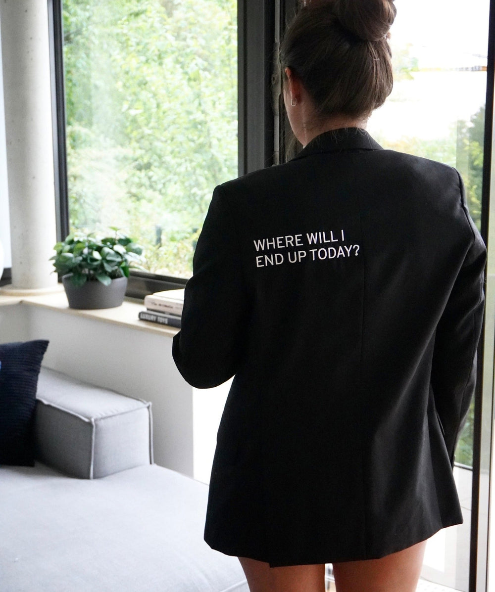 Where will I end up today? Upcycled Blazer