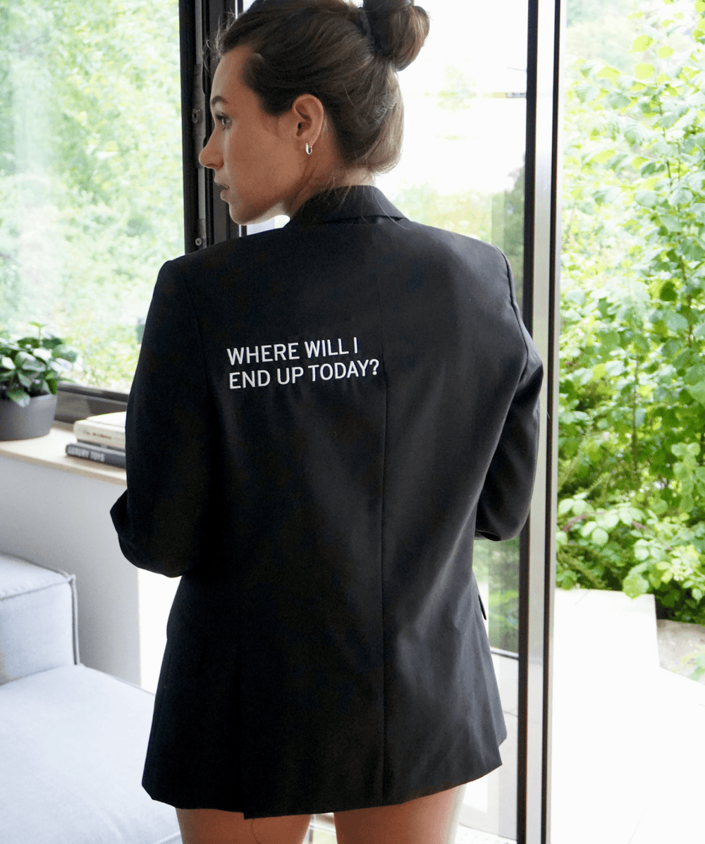 Where will I end up today? Upcycled Blazer