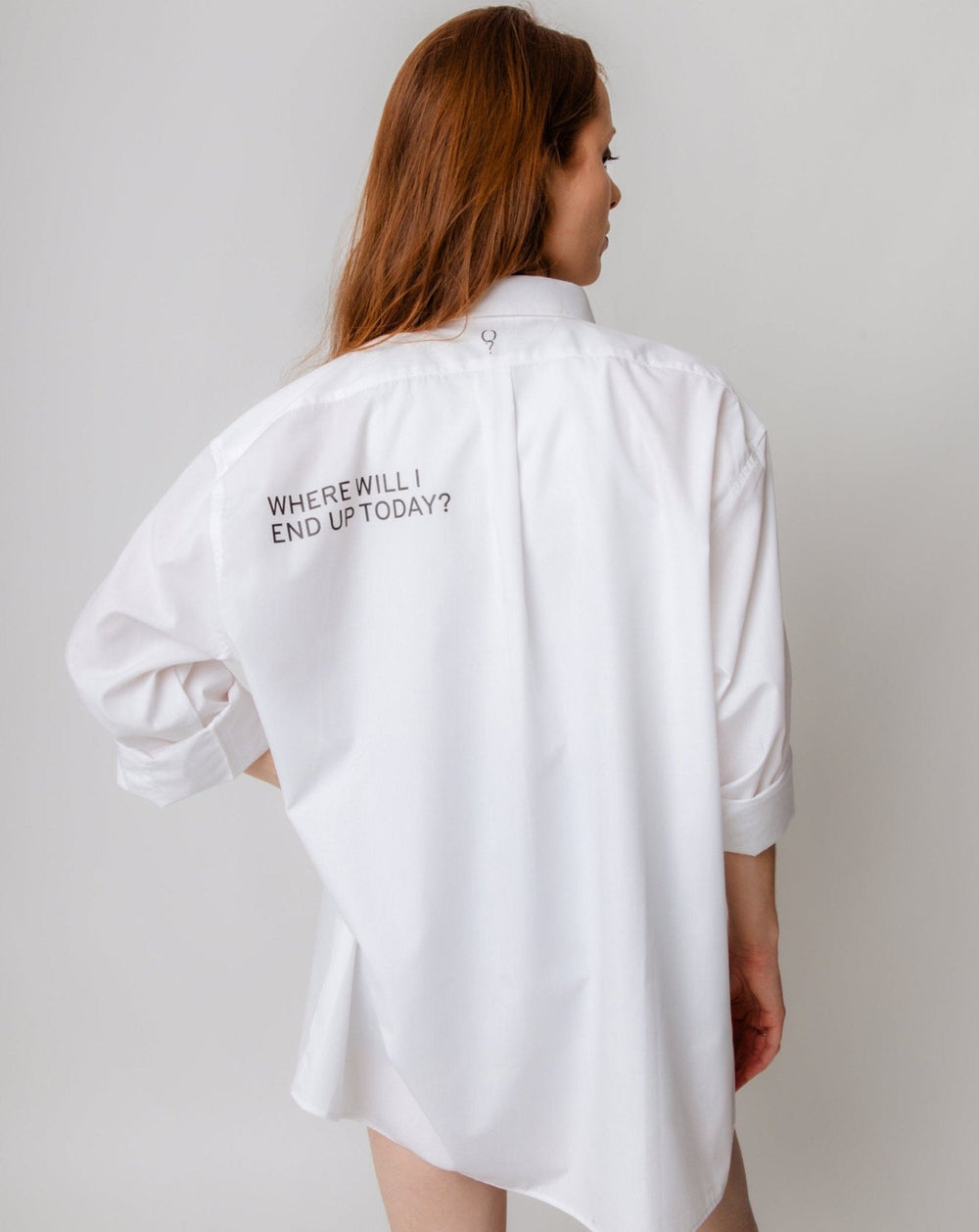 White Shirt 'Where will I end up today?'