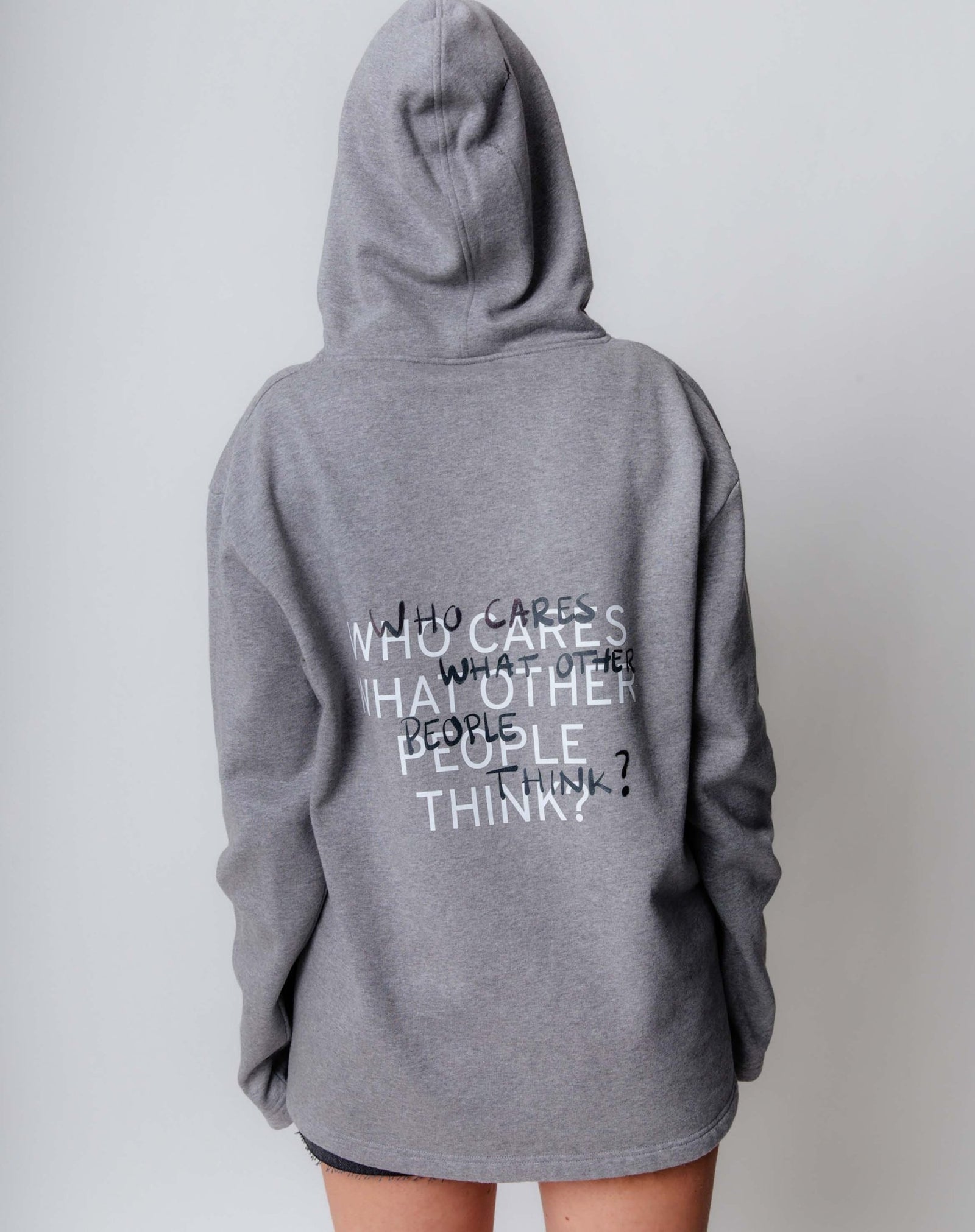 WHO CARES? Hoodie - OBLIVIOUS?