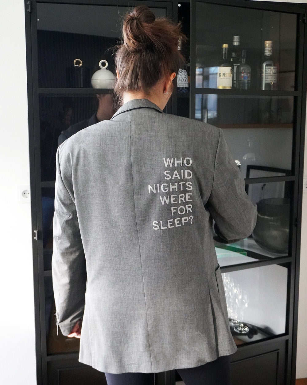 Who said nights were for sleep? Reflektierender Upcycled Blazer