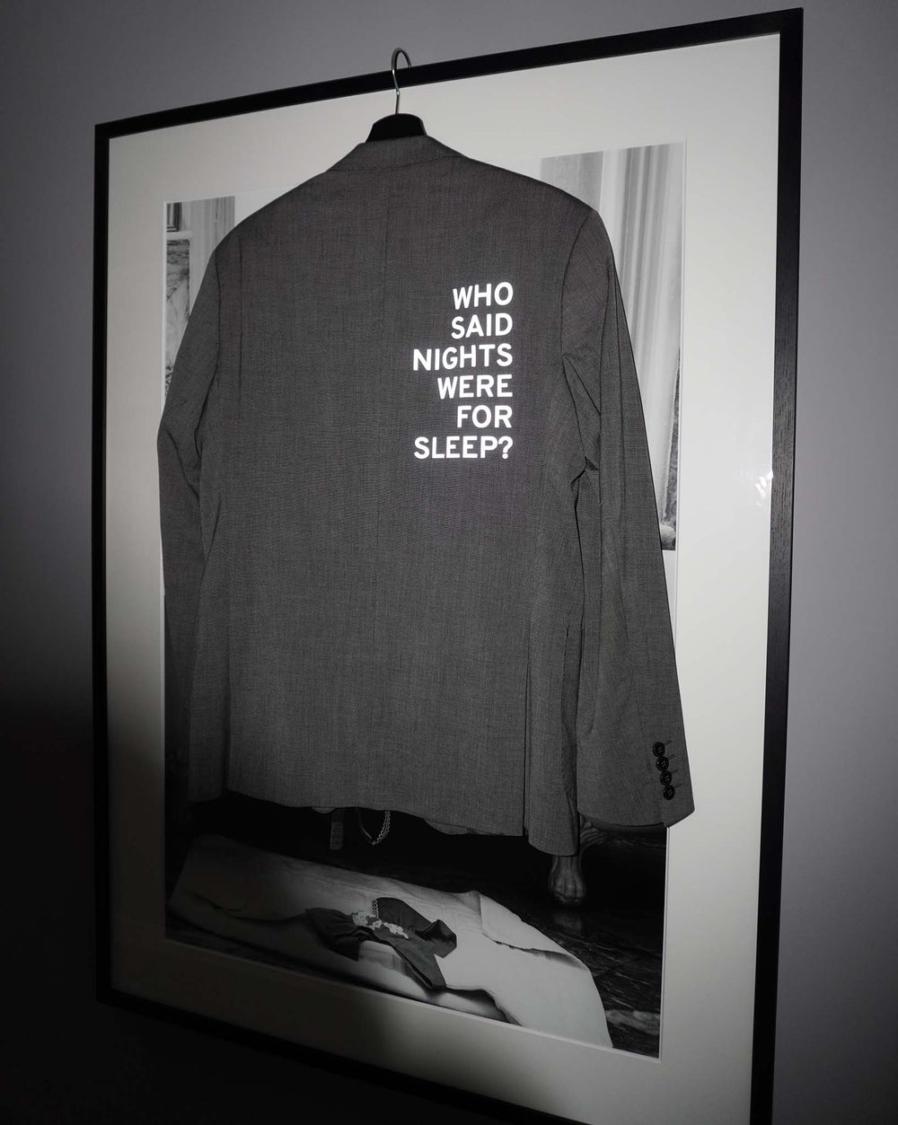 Who said nights were for sleep? Reflektierender Upcycled Blazer