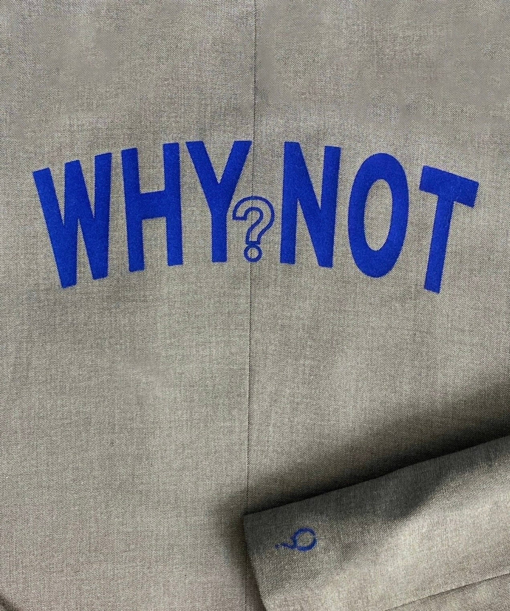 Why not? Upcycled Blazer (Blue Print)